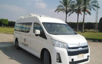 Family tour minibus rental with air con