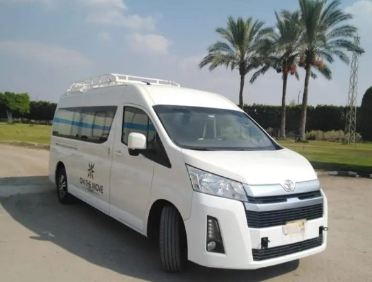 Family tour minibus rental with air con