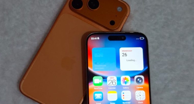 Iphone 17 pro max first...