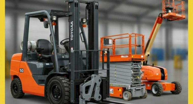 رافعات شوكيه للايجار سيزرلفت للايجار