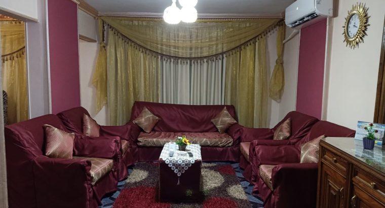 شقة مفروشه للايجار بعمارات صقر...