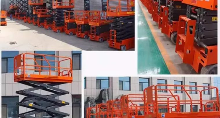 سيزرلفت للايجار(رافعه مقصيه) كهرباء _ديزل...