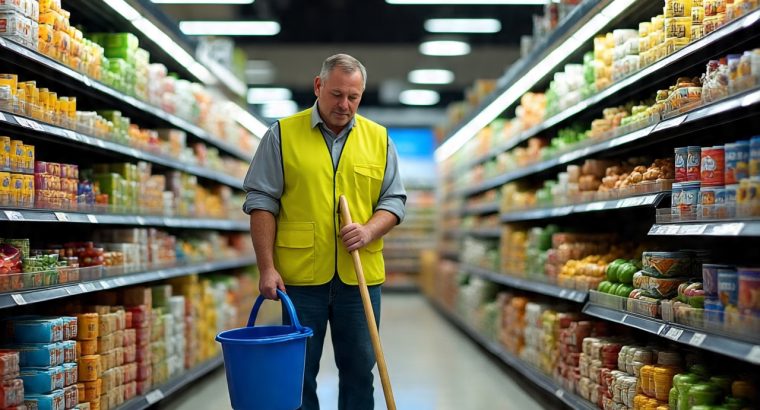 مطلوب عامل نظافة