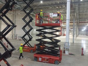 ​🏗️ Scissor Lift for Rent in Jeddah ▰ Electr
