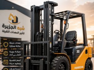 رافعة شوكية للايجار بجدة ✪ شركة شبه الجزيرة