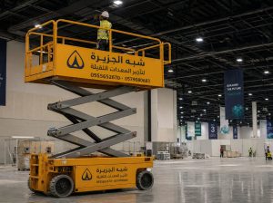 سيزرلفت للإيجار رافعات مقصية كهربائية بجدة
